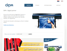 Tablet Screenshot of digitalpartner.hr